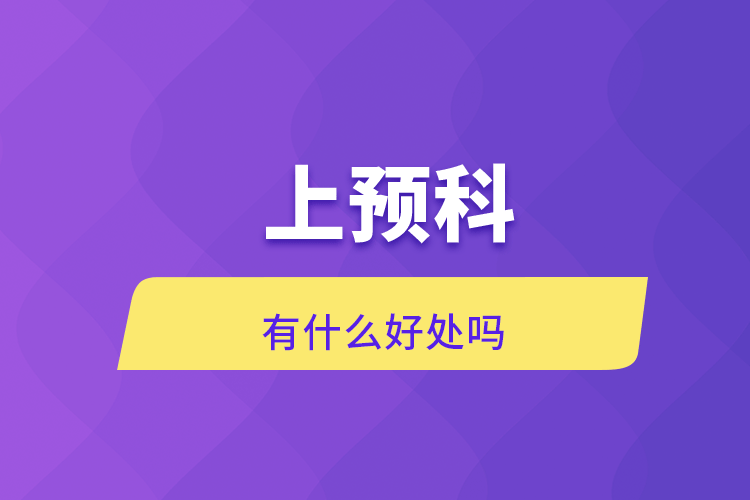 上預科有什么好處嗎