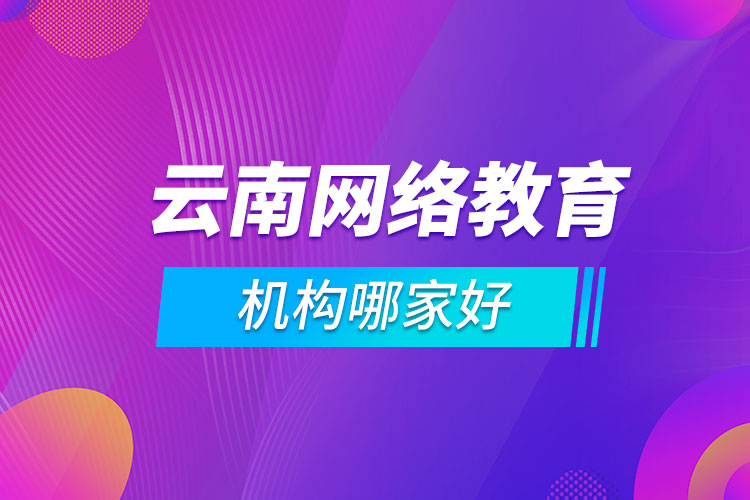 云南網(wǎng)絡教育機構哪家好