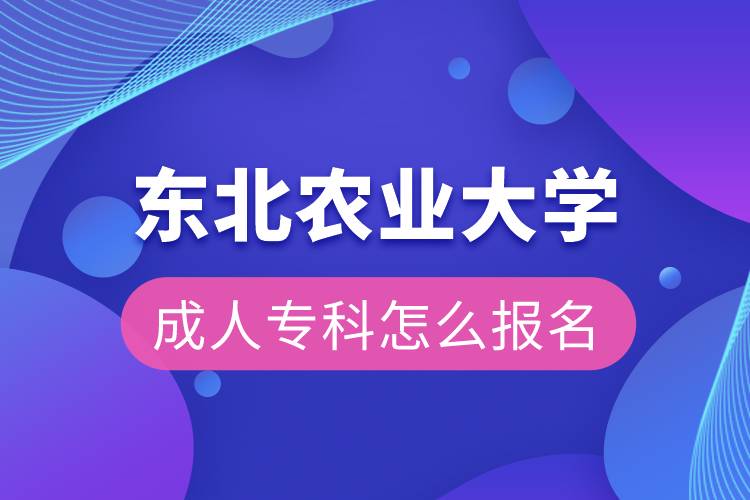 東北農(nóng)業(yè)大學(xué)成人?？圃趺磮竺? /></p><p>　　東北農(nóng)業(yè)大學(xué)網(wǎng)絡(luò)教育面向社會招收熱愛祖國、品德優(yōu)良、遵紀守法、身體健康的在職從業(yè)人員。</p><p>　　<strong style=