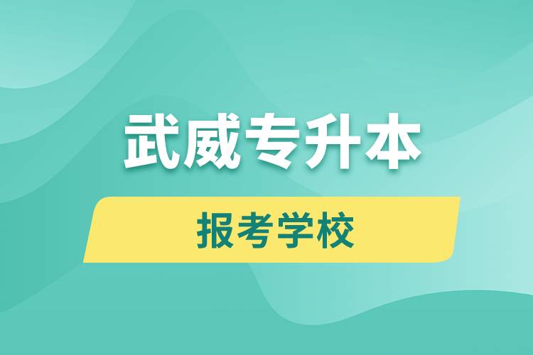 武威專升本網(wǎng)站報考學校有哪些