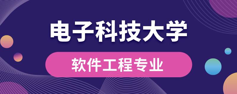 電子科技大學(xué)軟件工程專業(yè)課有什么