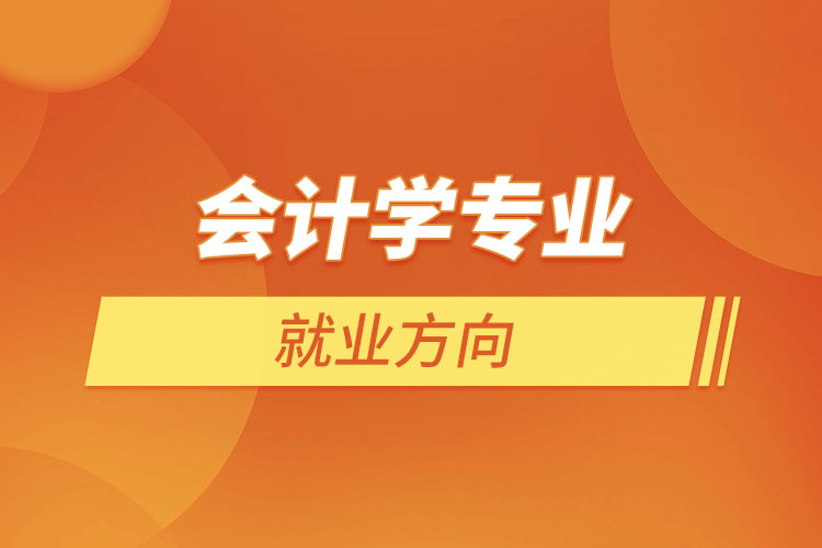 會(huì)計(jì)學(xué)專業(yè)就業(yè)方向