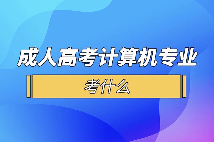 成人高考計(jì)算機(jī)專業(yè)考什么.jpg