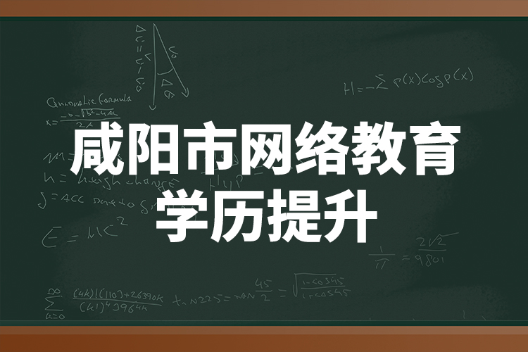 咸陽(yáng)市網(wǎng)絡(luò)教育學(xué)歷提升