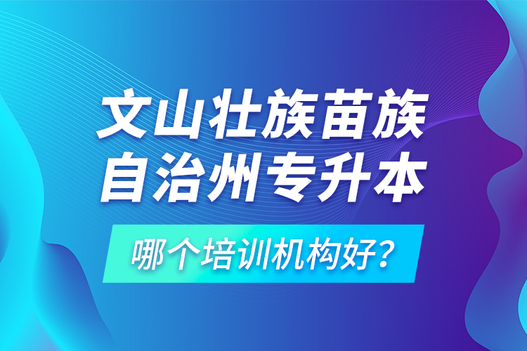 文山壯族苗族自治州專升本哪個培訓(xùn)機構(gòu)好？